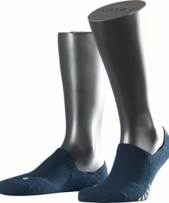 FALKE Cool Kick Invisible Voering Sokken Onzichtbaar Zonder Motief High Cut Met Pluche Zool Ademend Sneldrogend Blauw Unisex Kousenvoetje - Maat 39-41 -beenmode Verkoop 550x632