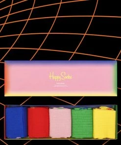 Happy Socks HSXSMS44-0200 5-Pack Color Smash Socks Q3-22