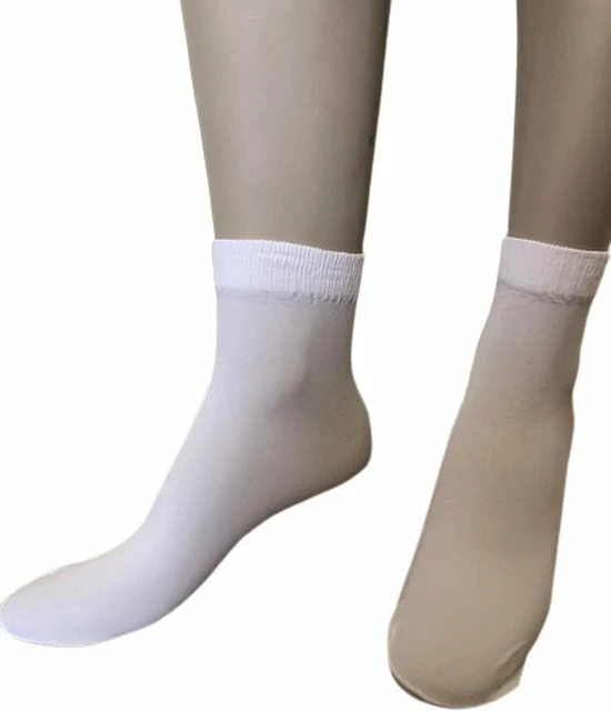 2 Pack Gabriella Microfiber Pantysokjes 50 DEN, Wit, One Size 3 2 Pack Gabriella Microfiber Pantysokjes 50 DEN, Wit, One Size - Afbeelding 3