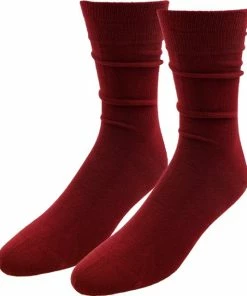 Bordeauxrode Sokken - E.L. Cravatte