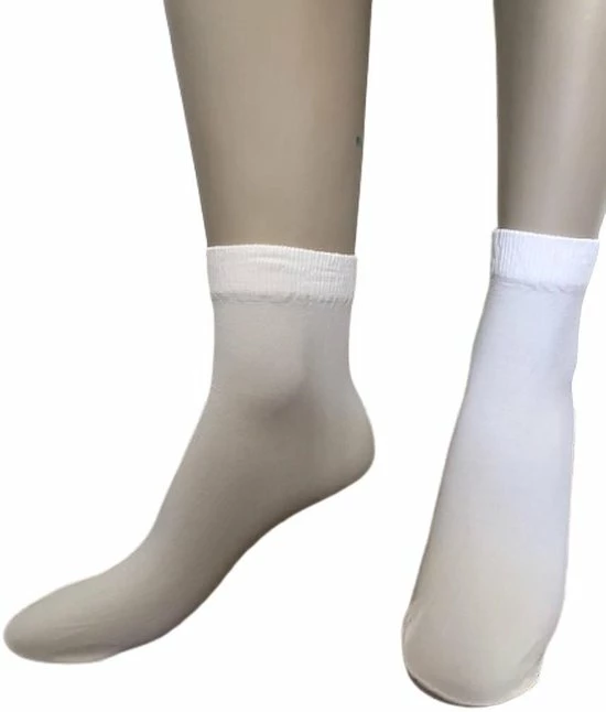 2 Pack Gabriella Microfiber Pantysokjes 50 DEN, Wit, One Size 2 2 Pack Gabriella Microfiber Pantysokjes 50 DEN, Wit, One Size - Afbeelding 2