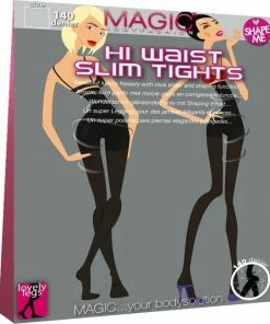 MAGIC Bodyfashion Hi Waist Slim Panty Zwart Vrouwen - Maat XL -beenmode Verkoop 550x651 1