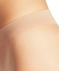 FALKE Shelina Hoge Kwaliteit Onzichtbaar Zacht Comfortabel Glanzend Elegant Nylon Zonder Motief Ultra Sheer 12 Denier Beige Dames Panty - Maat XL -beenmode Verkoop 550x660 27