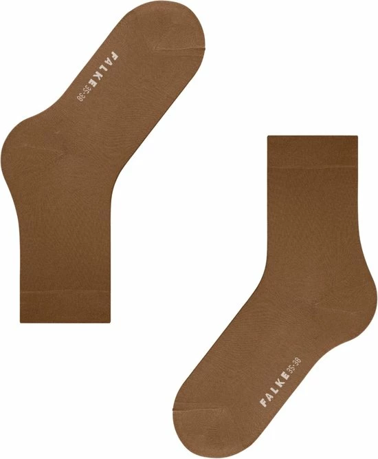 FALKE Cotton Touch Zacht Zonder Motief Zomer Elegant Fijn Hoge Kwaliteit Ondoorzichtig Mid-rise Comfortabel Katoen Bruin Dames Sokken - Maat 35-38 11 FALKE Cotton Touch Zacht Zonder Motief Zomer Elegant Fijn Hoge Kwaliteit Ondoorzichtig Mid-rise Comfortabel Katoen Bruin Dames Sokken - Maat 35-38 - Afbeelding 11
