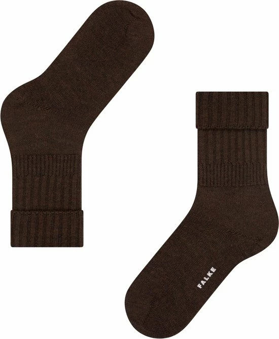 FALKE Striggings Rib Zacht Zonder Motief Met Rib Winter Warm Ondoorzichtig Dik Mid-rise Merinowol Bruin Dames Sokken - Maat 35-38 5 FALKE Striggings Rib Zacht Zonder Motief Met Rib Winter Warm Ondoorzichtig Dik Mid-rise Merinowol Bruin Dames Sokken - Maat 35-38 - Afbeelding 5