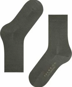 FALKE Softmerino Dik Halfhoog Comfortabel Zonder Motief Zacht Winter Warm Ondoorzichtig Merinowol Katoen Groen Dames Sokken - Maat 39-40 -beenmode Verkoop 550x667 20