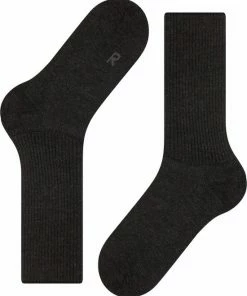 FALKE Walkie Ergo Ademend Hoge Kwaliteit Verwarmend Thermo Met Elastiek Warme Dikke Trekking Hoog Lang Merinowol Grijs Unisex Sokken - Maat 42-43 -beenmode Verkoop 550x667 7