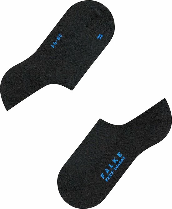 FALKE Keep Warm Voering Sokken Onzichtbaar Zonder Motief High Cut Met Pluche Zool Merinowol Zwart Unisex Kousenvoetje - Maat 44-45 3 FALKE Keep Warm Voering Sokken Onzichtbaar Zonder Motief High Cut Met Pluche Zool Merinowol Zwart Unisex Kousenvoetje - Maat 44-45 - Afbeelding 3