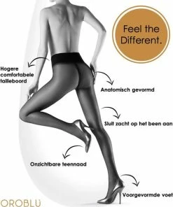 Oroblu Different 40 Panty - Kleur Sun/ Huidskleur - Maat L -beenmode Verkoop 550x671 1