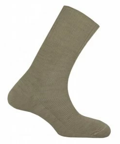 Basset - Wollen Herensokken - Zonder Elastiek En Met Breed Boord - 45/47 - Grijs - Diabetes Sokken -beenmode Verkoop 550x672