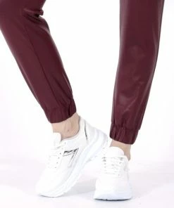 Merkloos Blueberry Leggings- Legging Dames - Broek Skinny - Broek Dames Strech - Legging Lederlook-Legging Meisje - Legging Dames Volwassenen - High-Waist Dames Hoge Taille - Leggings - Push-Up - Up-Fit - Bordeauxrode -beenmode Verkoop 550x673