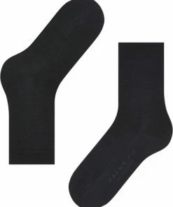 FALKE Softmerino Dik Halfhoog Comfortabel Zonder Motief Zacht Winter Warm Ondoorzichtig Merinowol Katoen Blauw Dames Sokken - Maat 37-38 -beenmode Verkoop 550x675