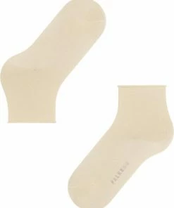 FALKE Randloos Sokje Cotton Touch (47539) - Cream - Maat 35-38 -beenmode Verkoop 550x676 3