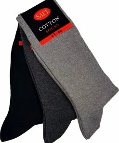 Naft Katoenen Sokken Grijs Assorti Kleuren 9 Paar Maat 35/38 -beenmode Verkoop 550x687 4