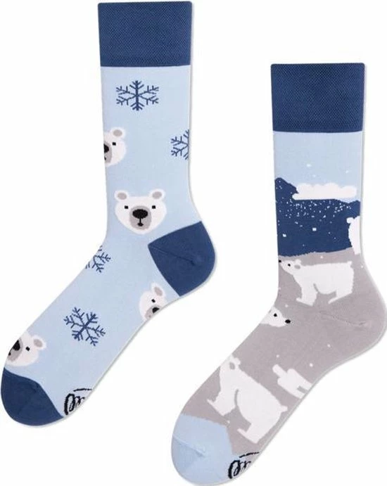 Many Mornings Toffe Sokken - Gekke Sokken - Leuke Sokken - Polar Bear - Maat: 43 T/m 46 5 Many Mornings Toffe Sokken - Gekke Sokken - Leuke Sokken - Polar Bear - Maat: 43 T/m 46 - Afbeelding 5