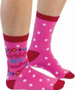 Merkloos Oma Sokken - Grootmoeder Sokken - Maat 37-42