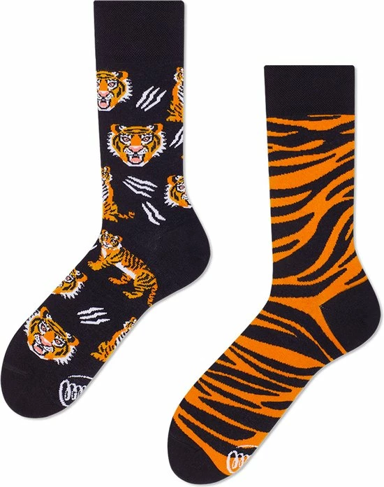 Many Mornings Unisex Sokken - Feet Of The Tiger - Unisex - Maat: 35-38 3 Many Mornings Unisex Sokken - Feet Of The Tiger - Unisex - Maat: 35-38 - Afbeelding 3