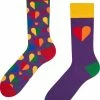 Good Mood Sokken - Regenboog Hartjes - Maat - 43-46