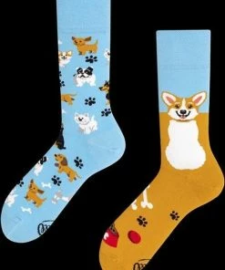 Many Mornings Sokken Playful Dog - Unisex - Maat: 39-42 -beenmode Verkoop 550x700 4