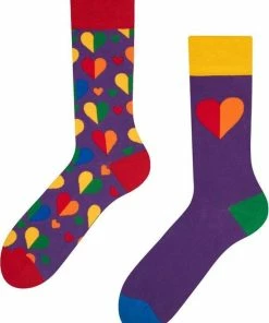 Good Mood Sokken - Regenboog Hartjes - Maat - 43-46 -beenmode Verkoop 550x700 5