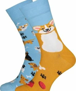 Many Mornings Sokken Playful Dog - Unisex - Maat: 39-42