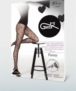 Gatta Lycra Satin Sheers Micro-mesh Panty Funny 08, 20DEN,met Hartjes ,zwart, Maat 3-M 11 Gatta Lycra Satin Sheers Micro-mesh Panty Funny 08, 20DEN,met Hartjes ,zwart, Maat 3-M -beenmode Verkoop 550x717