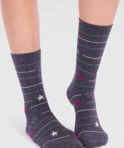 Thought Bamboe Damessokken Giftbox - Night -beenmode Verkoop 550x721 2