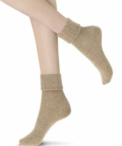 Oroblu Hilda Sok - Kleur Beige Melange - Maat 35-38