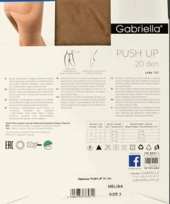 Gabriella Push Up Panty 20DEN, Kleur Melisa-lichtbeige, Maat XL (5) -beenmode Verkoop 550x726 2