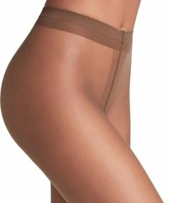 FALKE Shelina Hoge Kwaliteit Onzichtbaar Zacht Comfortabel Glanzend Elegant Nylon Zonder Motief Ultra Sheer 12 Denier Bruin Dames Panty - Maat S -beenmode Verkoop 550x728 5