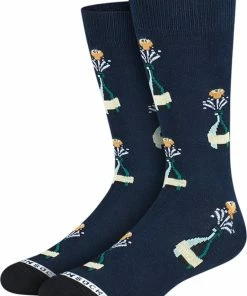 Heroes On Socks - Champagne Navy- Herensokken - Maat 41-46