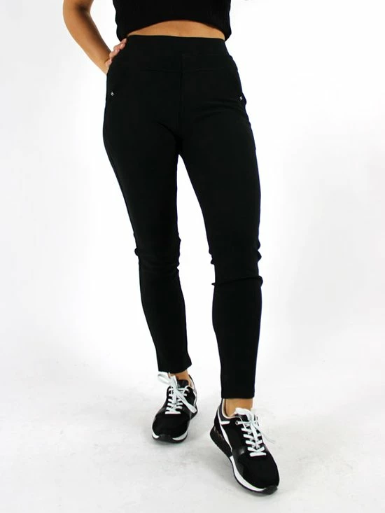 Merkloos Dames Tregging Jacky M/L - Zwart - Luxe & Comfort - Hoge Taille 5 Merkloos Dames Tregging Jacky M/L - Zwart - Luxe & Comfort - Hoge Taille - Afbeelding 5