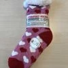 Merkloos Wintersok Met Fleece Voering En Anti-slip - Valentijn - Hartjes