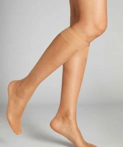 Merkloos 4 Pack 15 Denier Kniekousen Panty Dames Panty - Zwart - Sbeige- Veld - Grijs -beenmode Verkoop 550x733 6