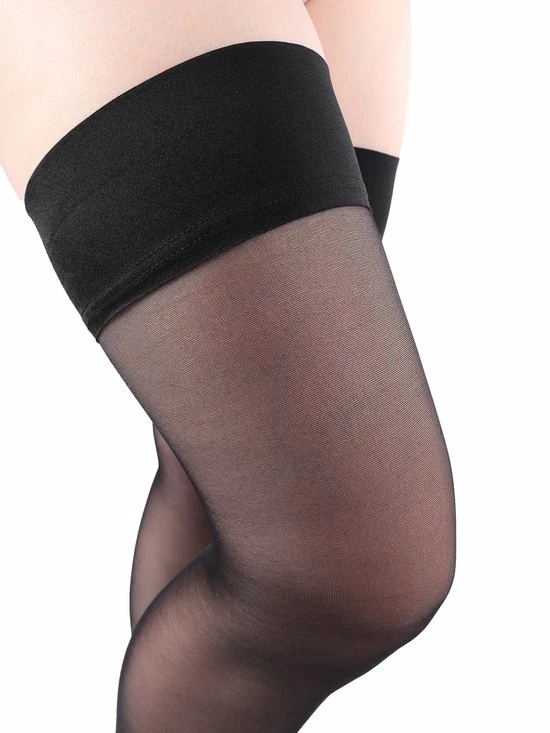 Gatta Hold Up Compressiekousen 4-7mmHg Control Press 20DEN, Kleur Zwart, Maat 3/4 ( M/L) 3 Gatta Hold Up Compressiekousen 4-7mmHg Control Press 20DEN, Kleur Zwart, Maat 3/4 ( M/L) - Afbeelding 3