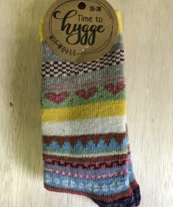 Merkloos Hygge Warme Sokken Met 37% Wol -maat 35-38