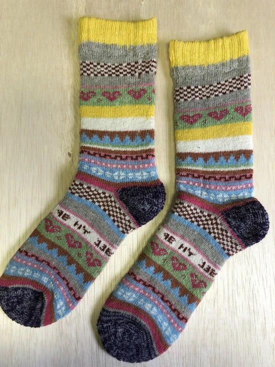 Merkloos Hygge Warme Sokken Met 37% Wol -maat 35-38 2 Merkloos Hygge Warme Sokken Met 37% Wol -maat 35-38 - Afbeelding 2