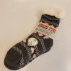 Merkloos Wintersok Met Fleece Voering En Anti-slip - Hartjes