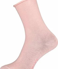 FALKE Happy 2-Pack Zacht Zonder Motief Versterkt Hoogwaardig Mid-rise Robuust Ademend Dekkend Set Katoen Multipack Roze Dames Sokken - Maat 39-42