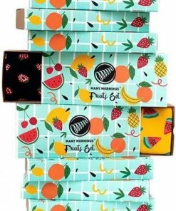 Many Mornings Gift Set (3-pack) - Fruits Set - Unisex - Maat: 43-46 -beenmode Verkoop 550x752 2