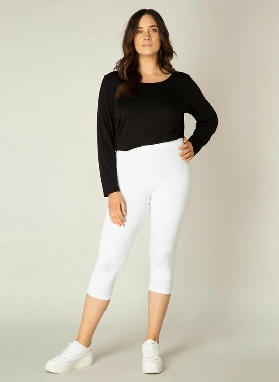 BASE LEVEL CURVY Audrey Legging - White - Maat 3(52) 2 BASE LEVEL CURVY Audrey Legging - White - Maat 3(52) - Afbeelding 2