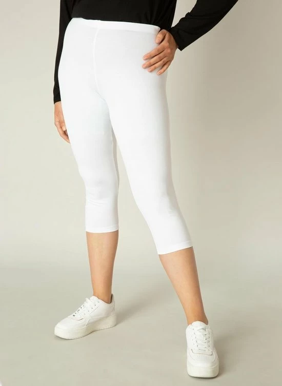 BASE LEVEL CURVY Audrey Legging - White - Maat 3(52) 3 BASE LEVEL CURVY Audrey Legging - White - Maat 3(52) - Afbeelding 3