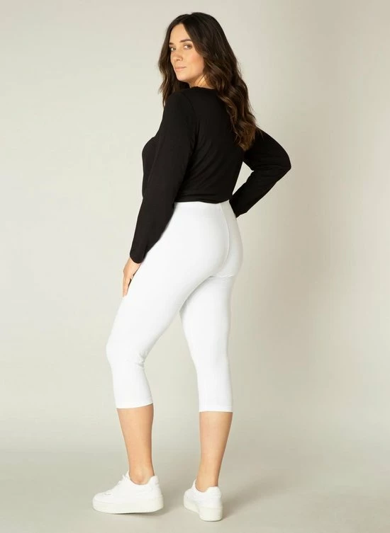 BASE LEVEL CURVY Audrey Legging - White - Maat 3(52) 5 BASE LEVEL CURVY Audrey Legging - White - Maat 3(52) - Afbeelding 5
