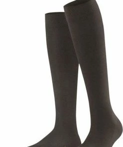FALKE Family Dames Kniekousen - Katoen - Donkerbruin (dark Brown) - Maat: 39-42 -beenmode Verkoop 550x761 2
