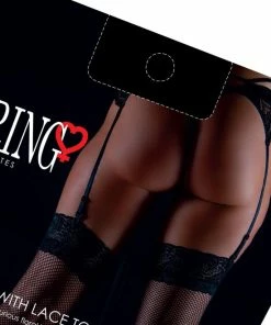 Merkloos Daring Intimates Panty Net Stockings With Lace Top Zwart 15 Merkloos Daring Intimates Panty Net Stockings With Lace Top Zwart -beenmode Verkoop 550x772 1