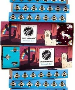 Many Mornings Gift Set (3-pack) - Animals Set - Unisex - Maat: 39-42 -beenmode Verkoop 550x779 9