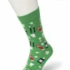 Bonnie Doon Dames Sokken Met Tandarts Print Maat 36/42 Groen - Thema Sokken - Tandheelkundige - Mondhygienist - Cadeau Sokken - Zacht Katoen Met Gladde Teennaad - Comfortabel - Perfect Cadeau - Kelly Green - BT991107.1