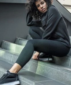 Senvi Dames Stretch Jersey Legging - Maat XL - Kleur Zwart -beenmode Verkoop 550x789 1