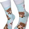 Merkloos Verjaardag Cadeau - Beertjes - Beer - Grappige Sokken - Schildpadsokken - Leuke Sokken - Vrolijke Sokken - Luckyday Socks - Cadeau Sokken - Socks Waar Je Happy Van Wordt - Maat 37-42