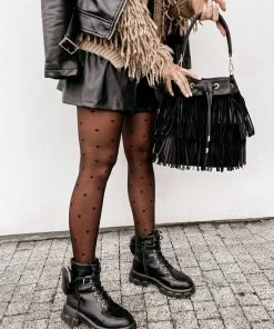 Gabriella EMILY Panty’s 20 DEN Zwart Met Hartjes Maat 3- M -beenmode Verkoop 550x791 1